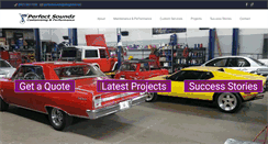Desktop Screenshot of perfectsoundzspeedshop.com